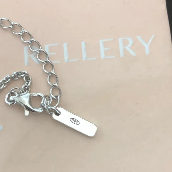 Rellery Small Bar Bracelet Silver 925 Cece Heart - Picture 2 of 3